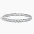 Çift Su Yolu Model 6.00 Karat Yuvarlak Kesim Laboratuvar Pırlanta Bileklik 18K - Bold Diamonds