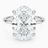 7.00 Karat D-VS Oval Tektaş Laboratuvar Pırlanta Yüzük - Bold Diamonds