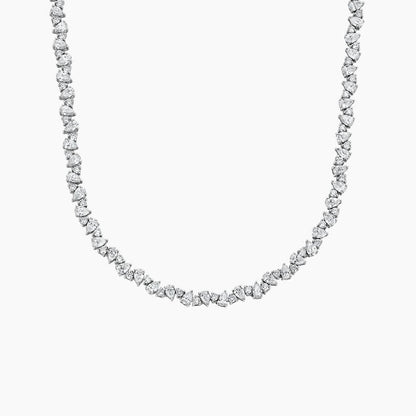 Yıldız Yağmuru Model 7.00 karat Damla Kesim Laboratuvar Pırlanta Kolye 18K - Bold Diamonds