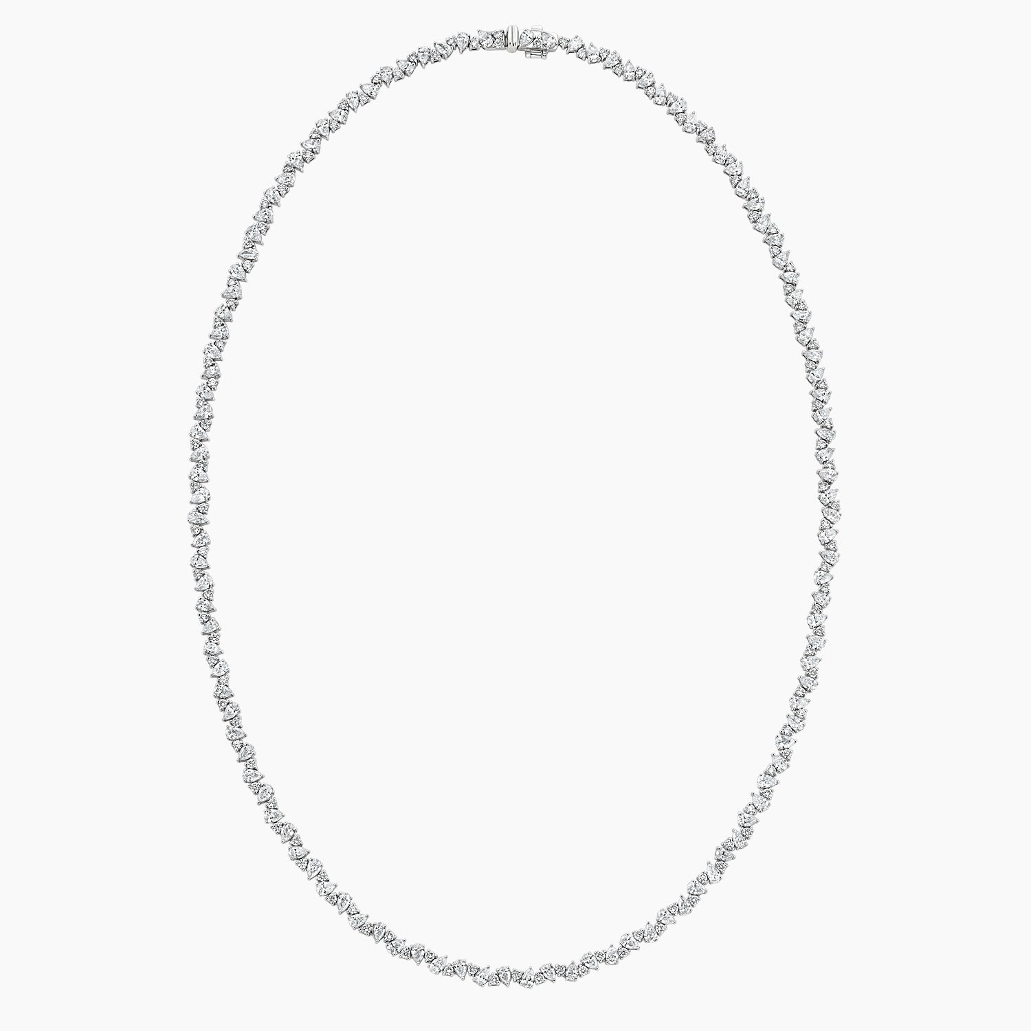 Yıldız Yağmuru Model 7.00 karat Damla Kesim Laboratuvar Pırlanta Kolye 18K - Bold Diamonds