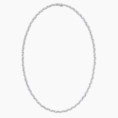 Yıldız Yağmuru Model 7.00 karat Damla Kesim Laboratuvar Pırlanta Kolye 18K - Bold Diamonds