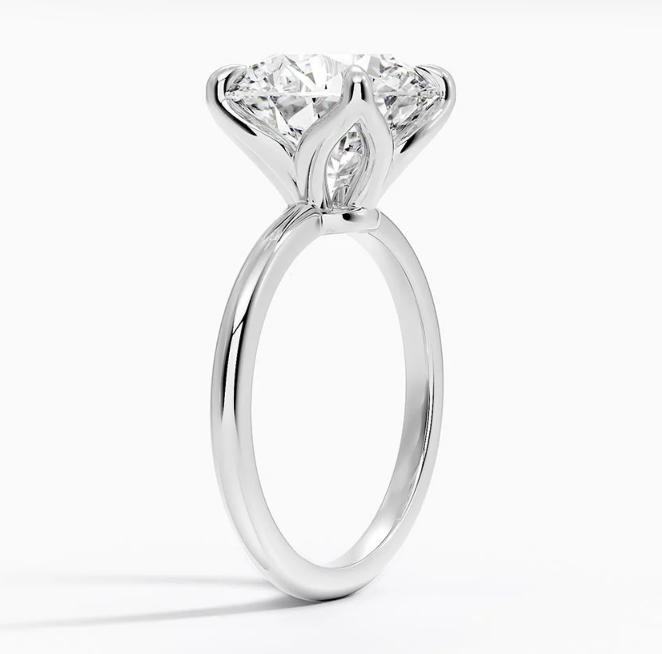 6.00 Karat Yuvarlak Kesim D-VS Tektaş Laboratuvar Pırlanta Yüzük - Bold Diamonds