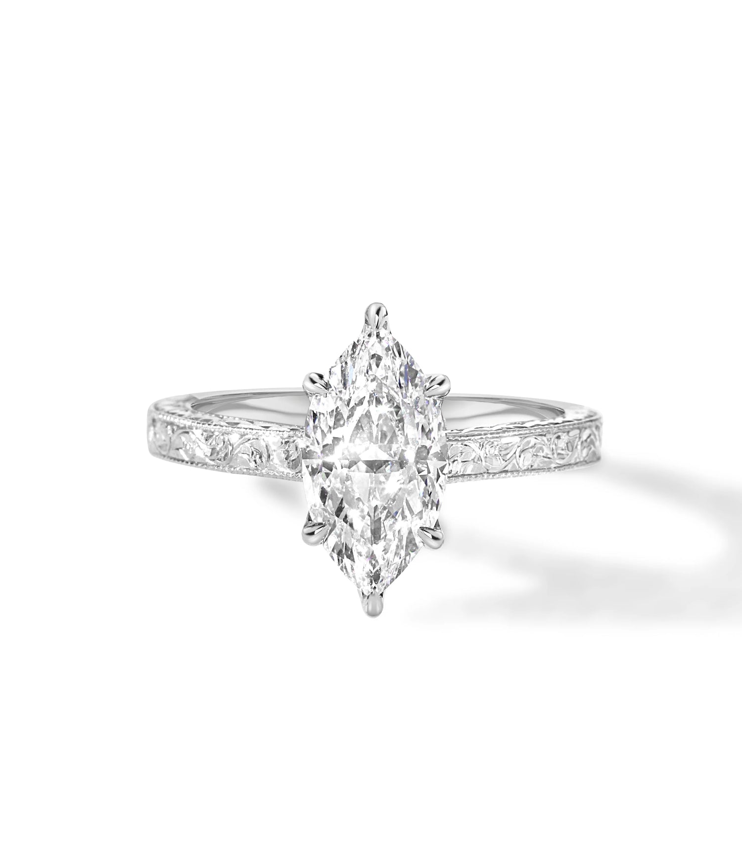 1.25 Karat Markiz Kesim Pırlanta Tektaş Yüzük - Bold Diamonds