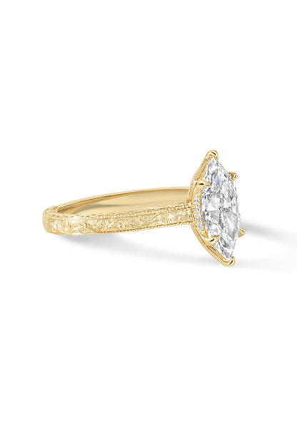 1.25 Karat Markiz Kesim Pırlanta Tektaş Yüzük - Bold Diamonds