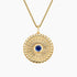 Güneş Model 1.00 karat Laboratuvar Sapphire Kolye 18K - Bold Diamonds