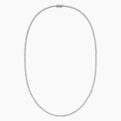 Tenis Model 6.00 karat Yuvarlak Kesim Laboratuvar Pırlanta Kolye 18K - Bold Diamonds