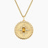 Yıldız Model 1.00 karat Emerald Kesim Citrine Kolye 18K - Bold Diamonds