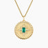Yıldız Model 1.00 karat Emerald Kesim Kolye 18K - Bold Diamonds