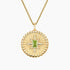 Yıldız Model 1.00 karat Emerald Kesim Tourmaline Kolye 18K - Bold Diamonds