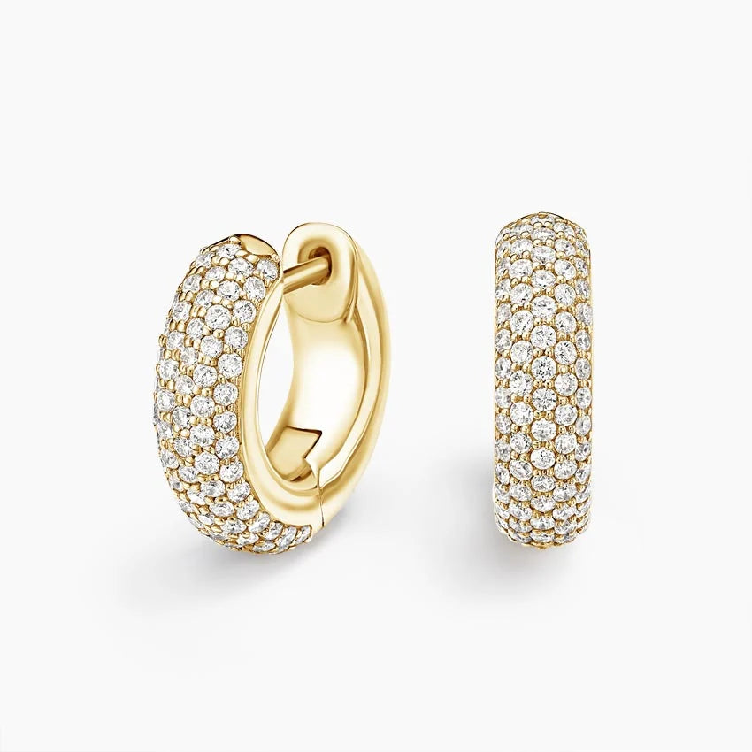 Ciel Model 3.00 Karat Laboratuvar Pırlanta Küpe 18K - Bold Diamonds
