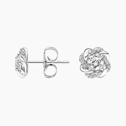 Destina Model 1.00 Karat Laboratuvar Pırlanta Küpe 18K - Bold Diamonds