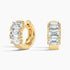 Flora Shine Emerald Kesim 2.00 Karat Laboratuvar Pırlanta Küpe 18K - Bold Diamonds