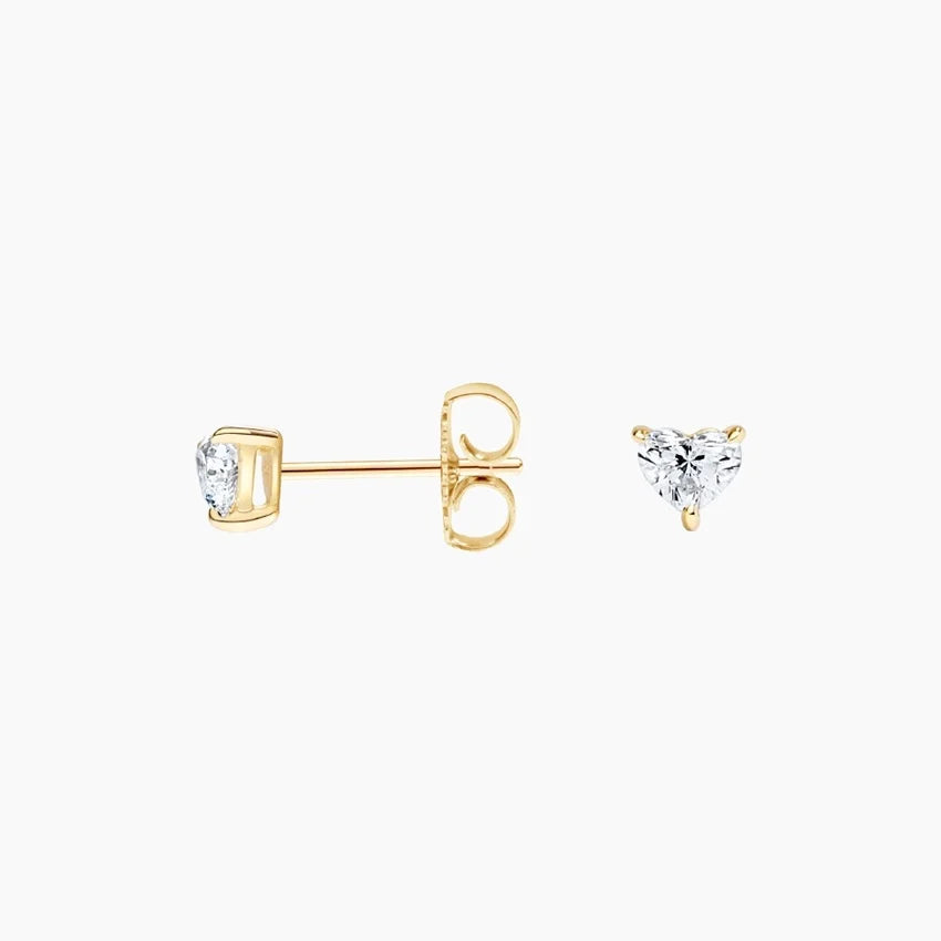 Infinity Love 1.00 Karat Laboratuvar Pırlanta Küpe 18K - Bold Diamonds