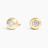 Kabarcık Model 1.00 Karat Laboratuvar Pırlanta Küpe 18K - Bold Diamonds