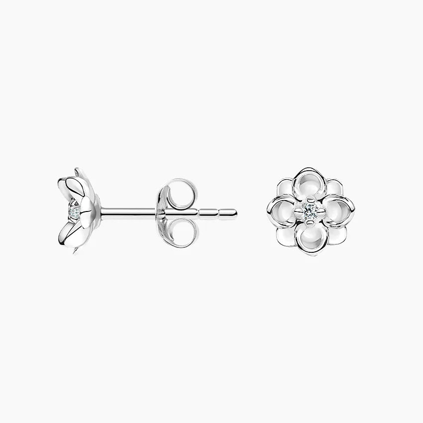 Manolya Model 1.00 Karat Laboratuvar Pırlanta Küpe 18K - Bold Diamonds