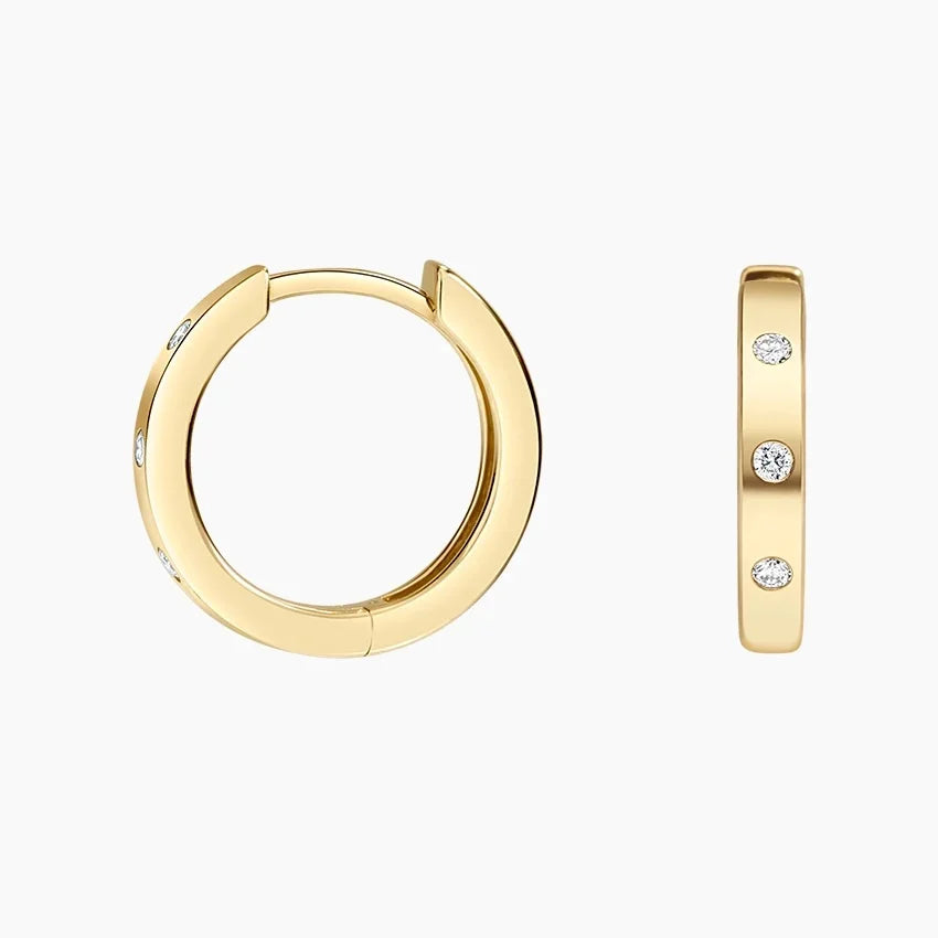 Moonlight Dreams 1.00 Karat Laboratuvar Pırlanta Küpe 18K - Bold Diamonds