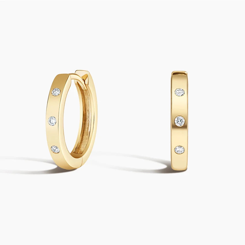 Moonlight Dreams 1.00 Karat Laboratuvar Pırlanta Küpe 18K - Bold Diamonds