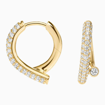 Passion Glow 1.00 Karat Laboratuvar Pırlanta Küpe 18K - Bold Diamonds