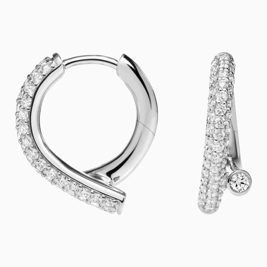 Passion Glow 1.00 Karat Laboratuvar Pırlanta Küpe 18K - Bold Diamonds