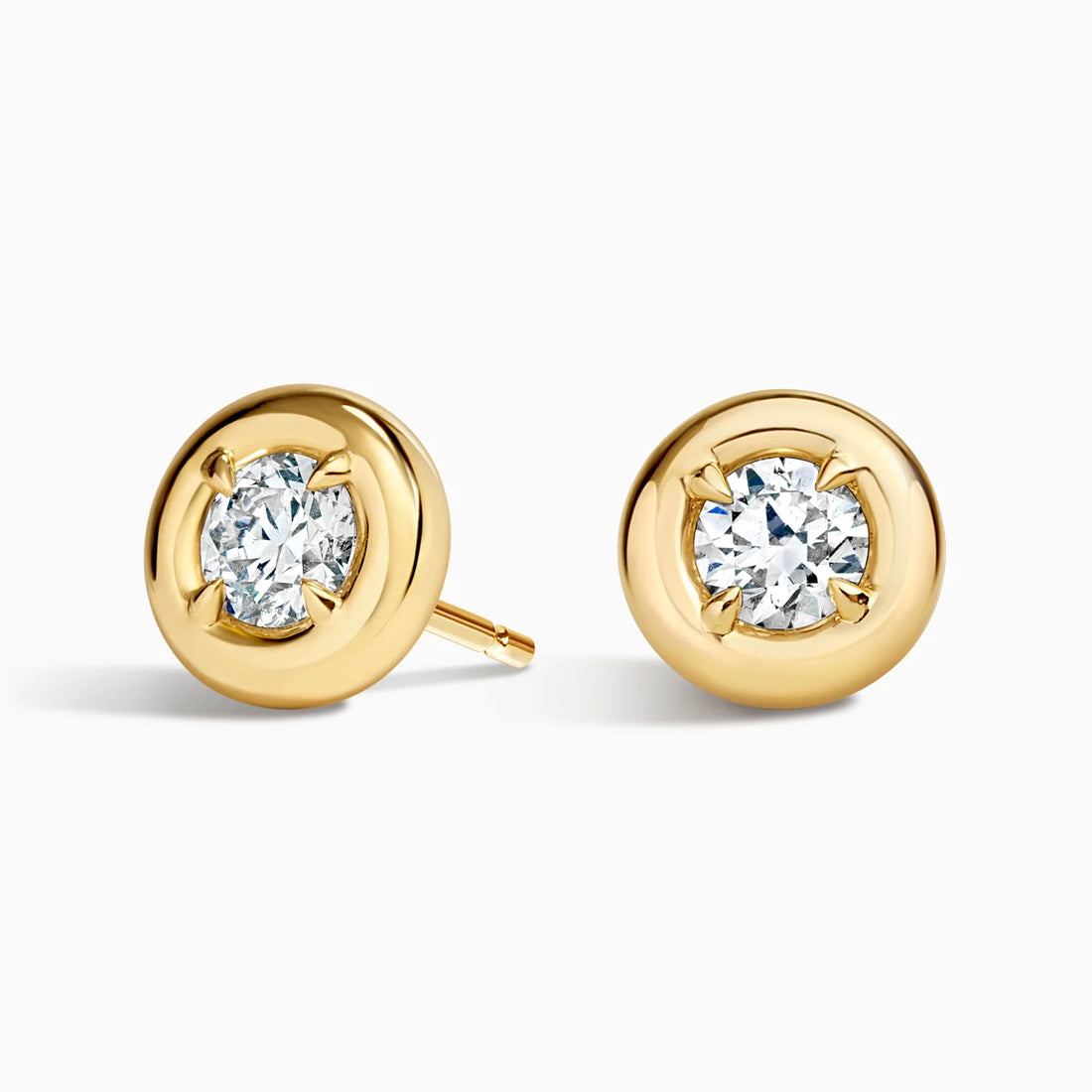 Secret Charm 1.00 Karat Laboratuvar Pırlanta Küpe 18K - Bold Diamonds