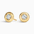 Secret Charm 1.00 Karat Laboratuvar Pırlanta Küpe 18K - Bold Diamonds
