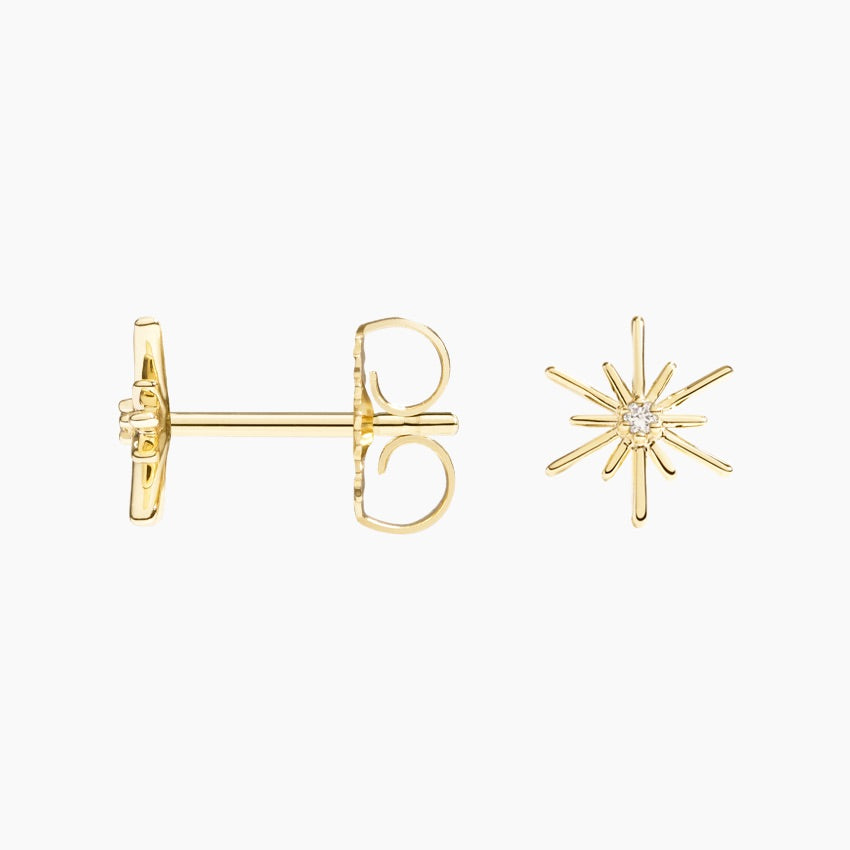 Supreme Shine 1.00 Karat Laboratuvar Pırlanta Küpe 18K - Bold Diamonds