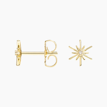 Supreme Shine 1.00 Karat Laboratuvar Pırlanta Küpe 18K - Bold Diamonds