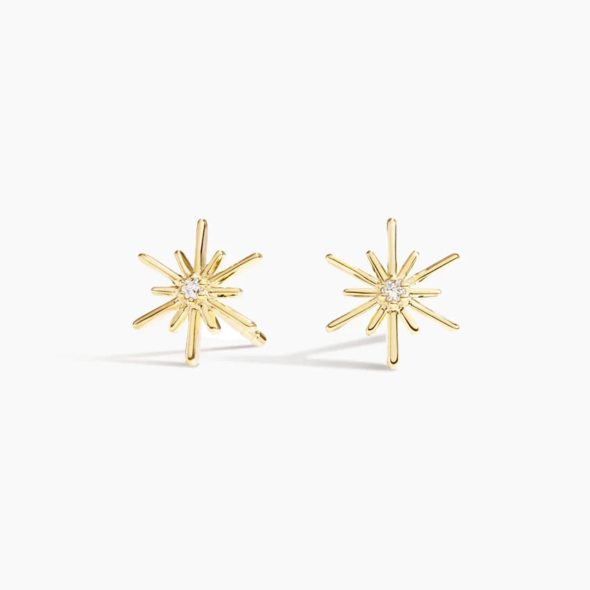Supreme Shine 1.00 Karat Laboratuvar Pırlanta Küpe 18K - Bold Diamonds