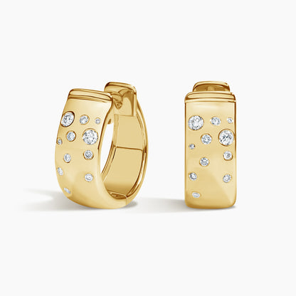 Titania Model 1.00 Karat Laboratuvar Pırlanta Küpe 18K - Bold Diamonds