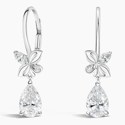 Veyra Model 1.00 Karat Laboratuvar Pırlanta Küpe 18K - Bold Diamonds