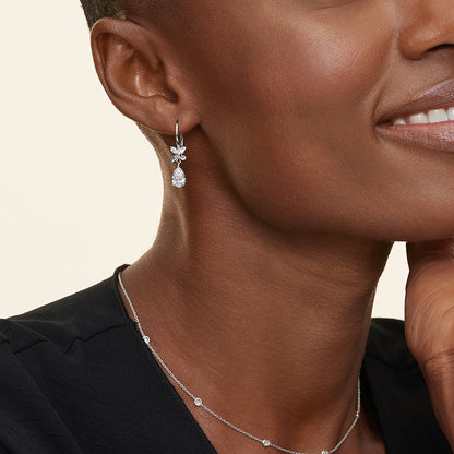 Veyra Model 1.00 Karat Laboratuvar Pırlanta Küpe 18K - Bold Diamonds