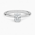 0.50 Karat F-VS Oval Tektaş Laboratuvar Pırlanta Yüzük 18 K - Bold Diamonds