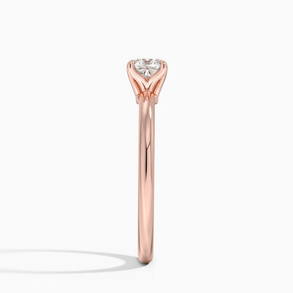 0.50 Karat F-VS  Chusion  Tektaş Laboratuvar Pırlanta Yüzük 18K - Bold Diamonds