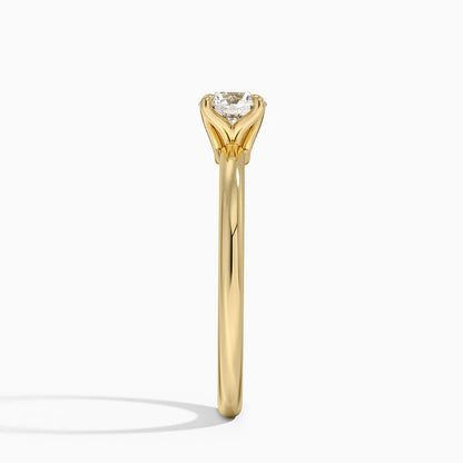 0.50 Karat F-VS Tektaş Laboratuvar Pırlanta Yüzük 18K - Bold Diamonds