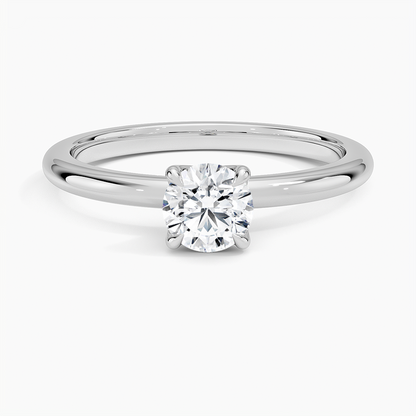0.50 Karat F-VS Tektaş Laboratuvar Pırlanta Yüzük 18K - Bold Diamonds