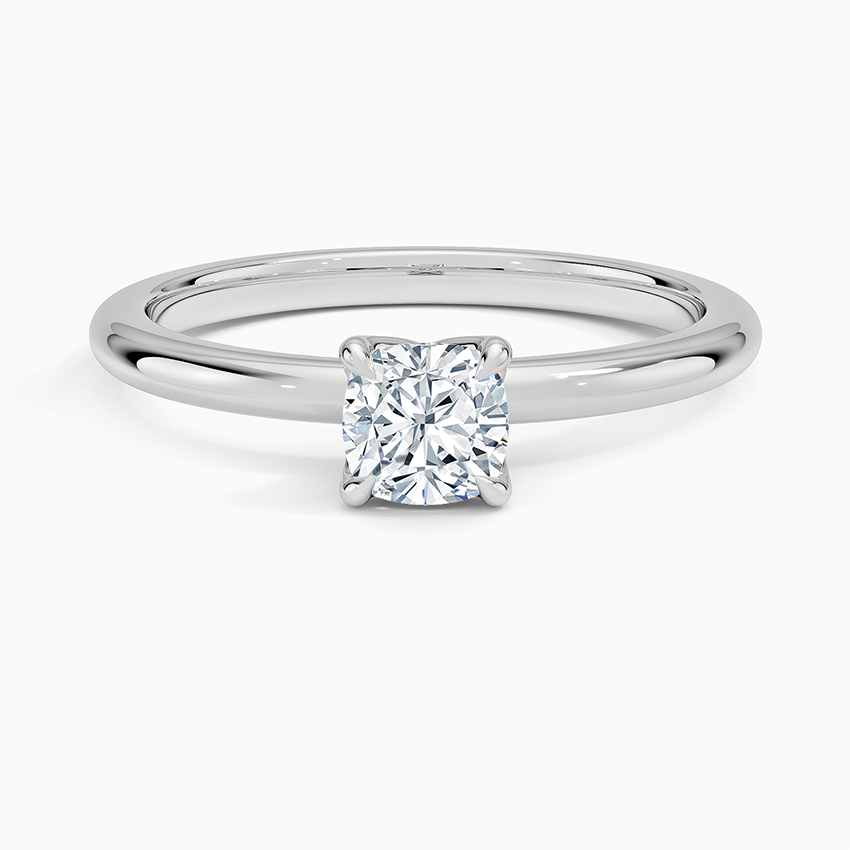 0.50 Karat F-VS  Chusion  Tektaş Laboratuvar Pırlanta Yüzük 18K - Bold Diamonds