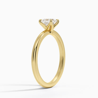 0.50 Karat F-VS Prenses Tektaş Laboratuvar Pırlanta Yüzük 18K - Bold Diamonds
