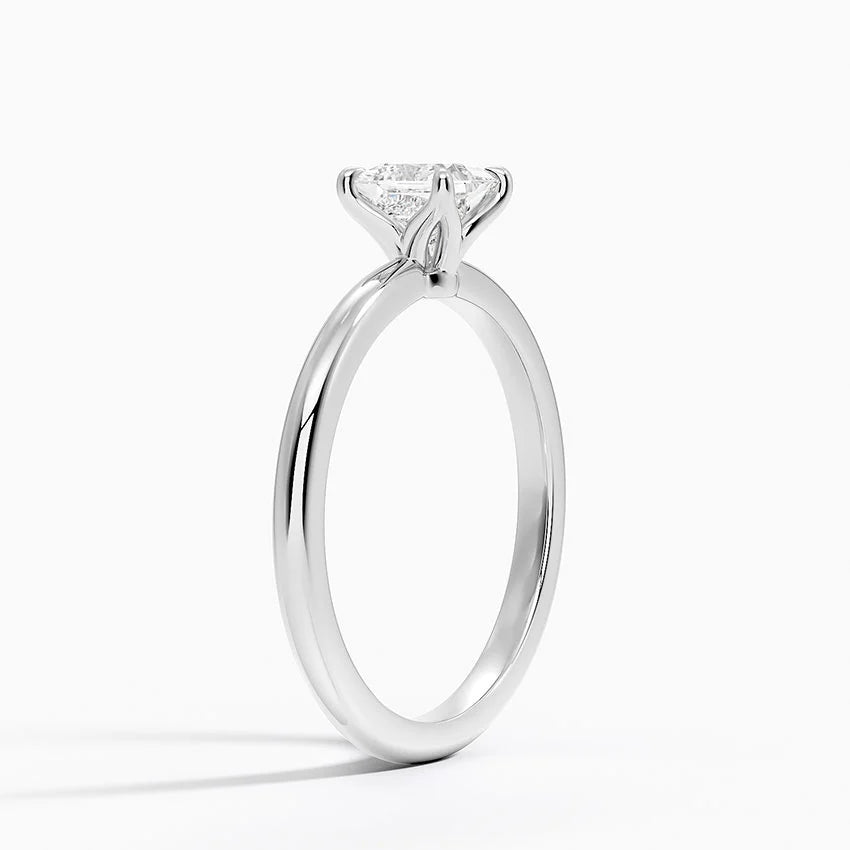 0.50 Karat F-VS Prenses Tektaş Laboratuvar Pırlanta Yüzük 18K - Bold Diamonds