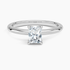 0.50 Karat F-VS Radiant Tektaş Laboratuvar Pırlanta Yüzük 18K - Bold Diamonds