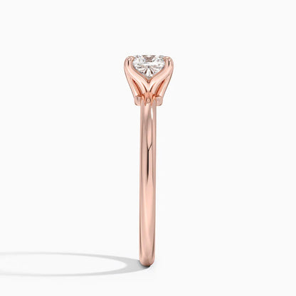 1.00 Karat F-VS Chusion Tektaş Laboratuvar Pırlanta Yüzük 18K - Bold Diamonds