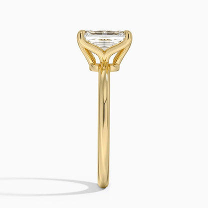1.00 Karat D-VS Emerald Tektaş Laboratuvar Pırlanta Yüzük - Bold Diamonds
