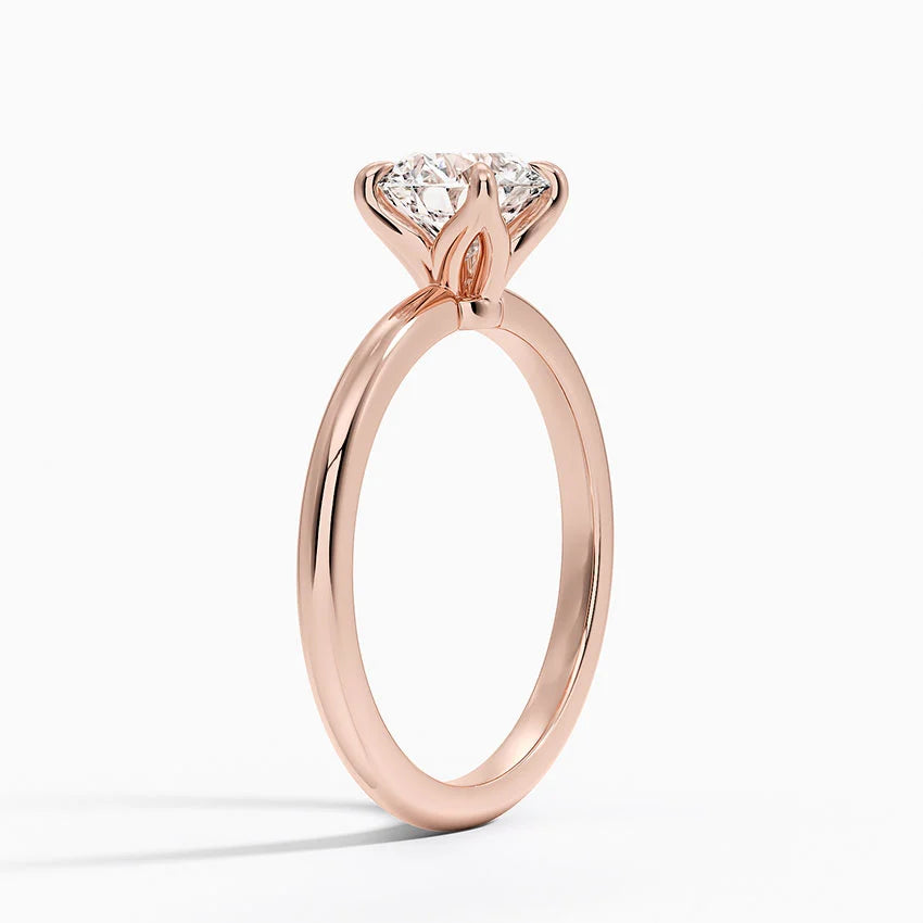 1.00 Karat F-VS Tektaş Laboratuvar Pırlanta Yüzük 18K - Bold Diamonds