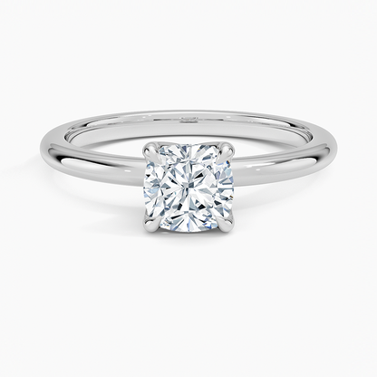 1.00 Karat F-VS Chusion Tektaş Laboratuvar Pırlanta Yüzük 18K - Bold Diamonds