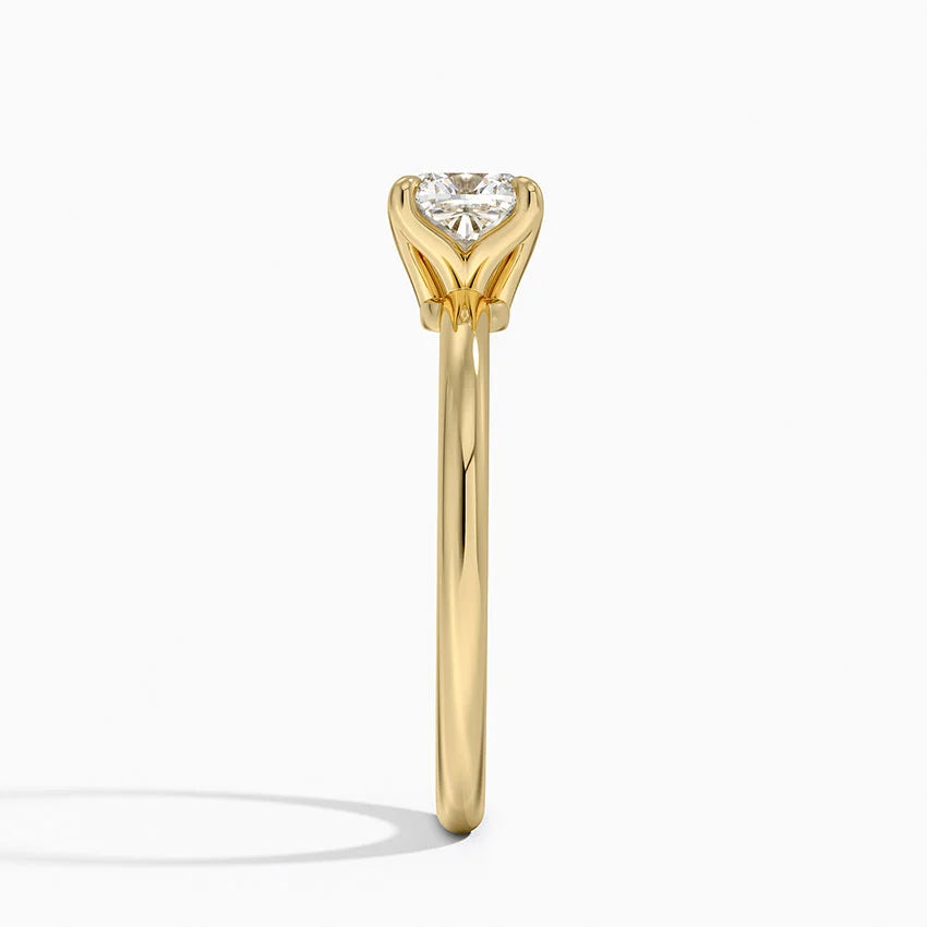 1.00 Karat F-VS Chusion Tektaş Laboratuvar Pırlanta Yüzük 18K - Bold Diamonds