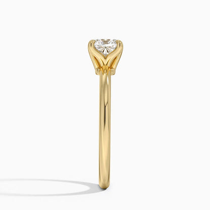 1.00 Karat F-VS Chusion Tektaş Laboratuvar Pırlanta Yüzük 18K - Bold Diamonds