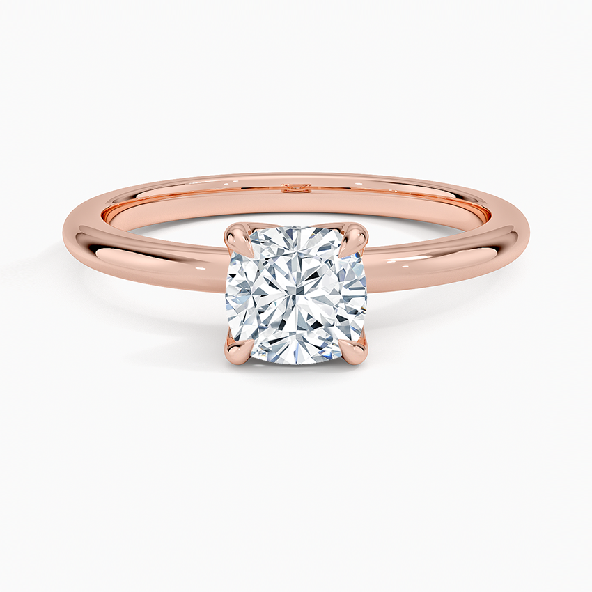 1.00 Karat F-VS Chusion Tektaş Laboratuvar Pırlanta Yüzük 18K - Bold Diamonds