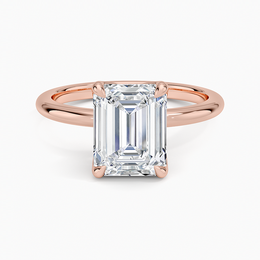 1.00 Karat F-VS Emerald Tektaş Laboratuvar Pırlanta Yüzük 18K - Bold Diamonds