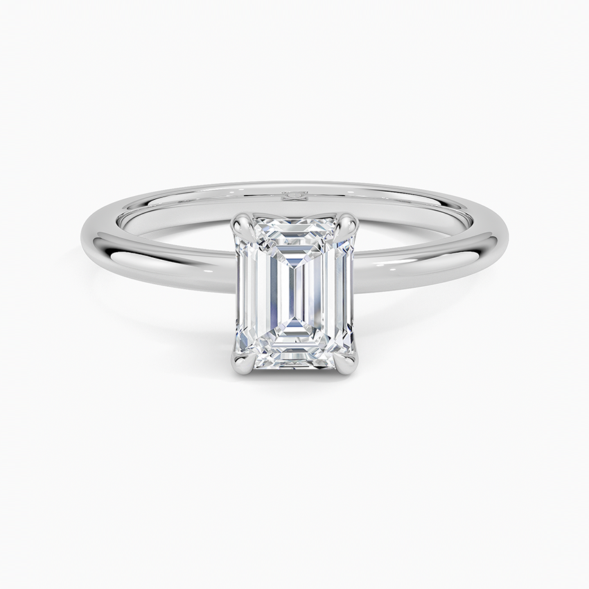 1.00 Karat F-VS Emerald Tektaş Laboratuvar Pırlanta Yüzük 18K - Bold Diamonds