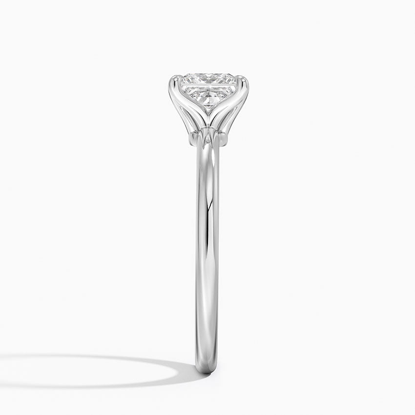 1.00 Karat F-VS Prenses Tektaş Laboratuvar Pırlanta Yüzük 18K - Bold Diamonds