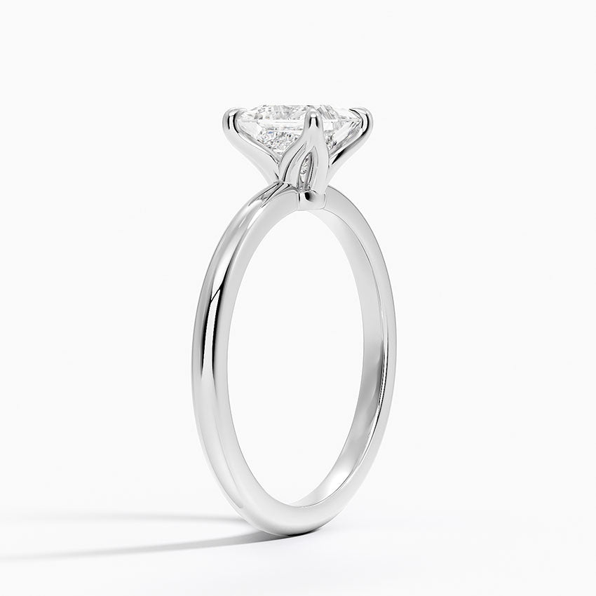 1.00 Karat F-VS Prenses Tektaş Laboratuvar Pırlanta Yüzük 18K - Bold Diamonds